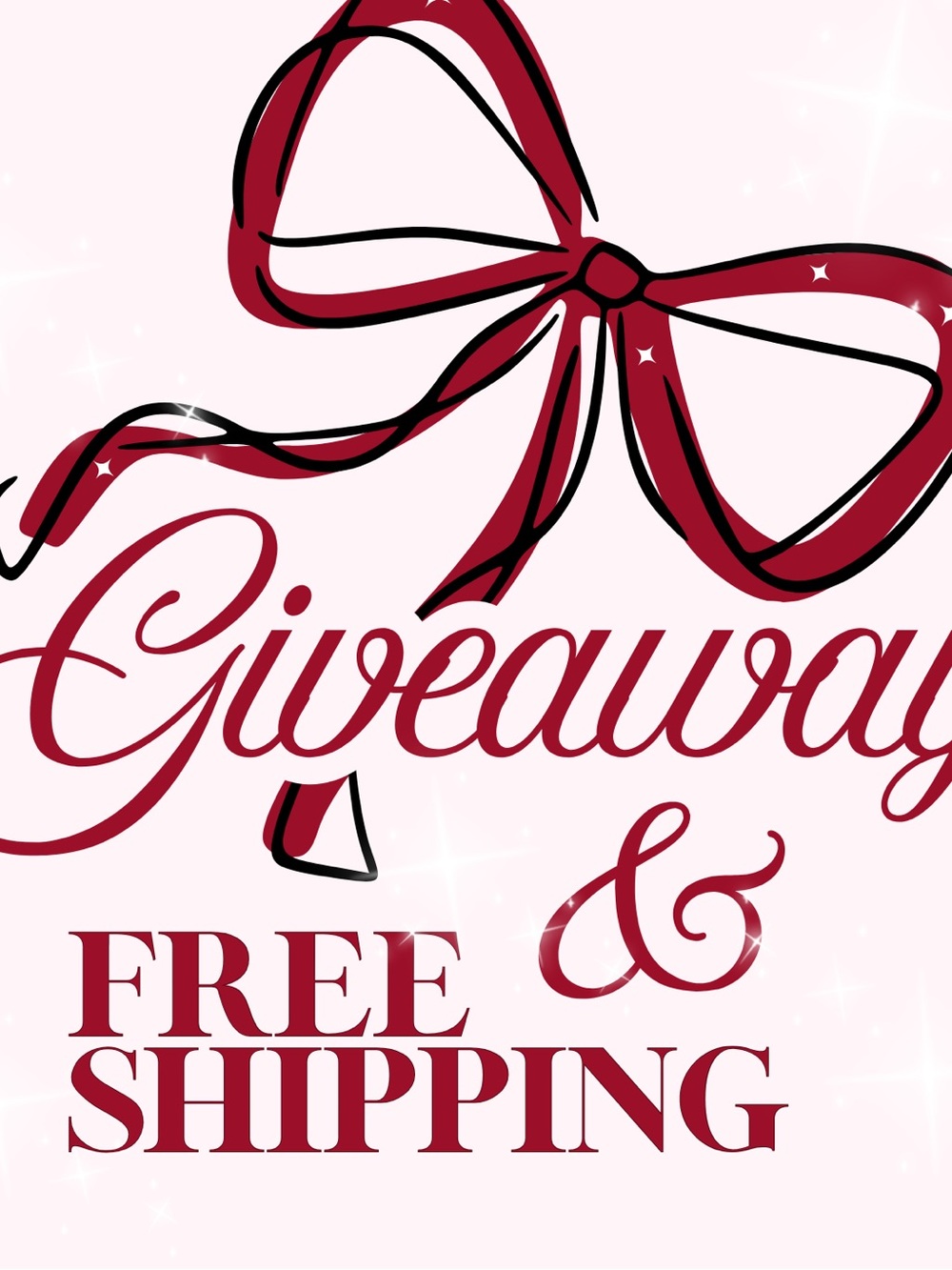 🎀 GIVEAWAY 🎀 & FREE SHIPPING ✨